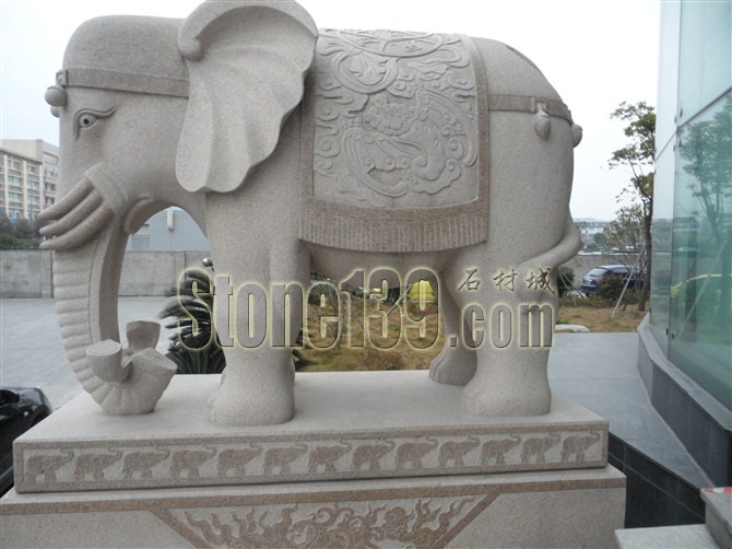 石雕大象介紹及裝飾應(yīng)用中該如何擺放
