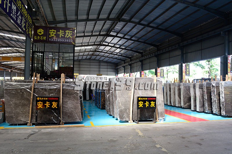 弘升石業(yè)主營(yíng)大理石安卡灰、淺色古堡灰、勞倫絲金