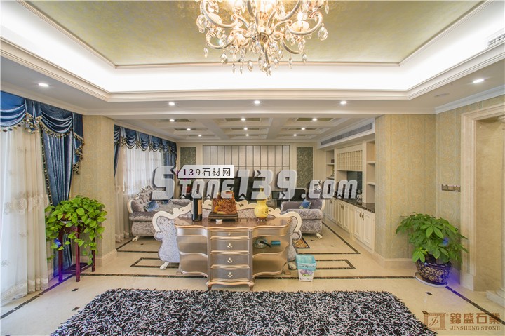 錦盛石業(yè)工程案例之臺州楊家山一號石材別墅