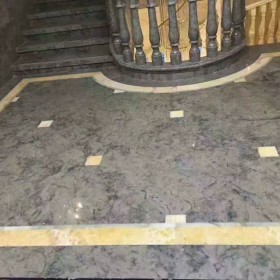 藍色妖姬大理石地板地鋪石應用