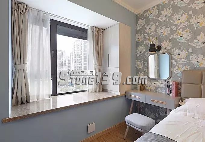 飄窗窗臺，還是石材的耐用！