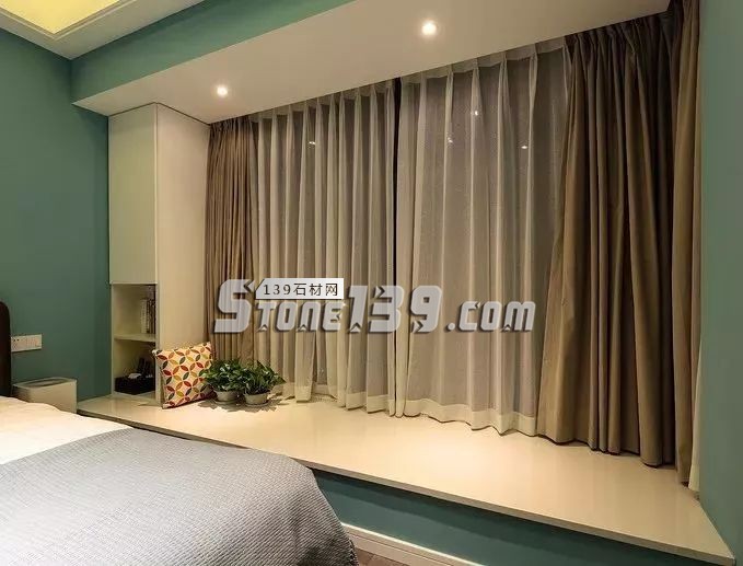 飄窗窗臺，還是石材的耐用！