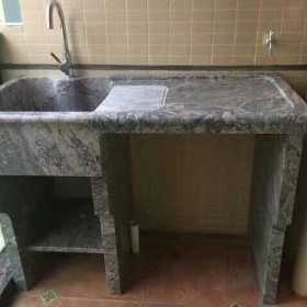 博豪石業(yè)花崗巖一體洗衣柜、耐用、耐腐蝕