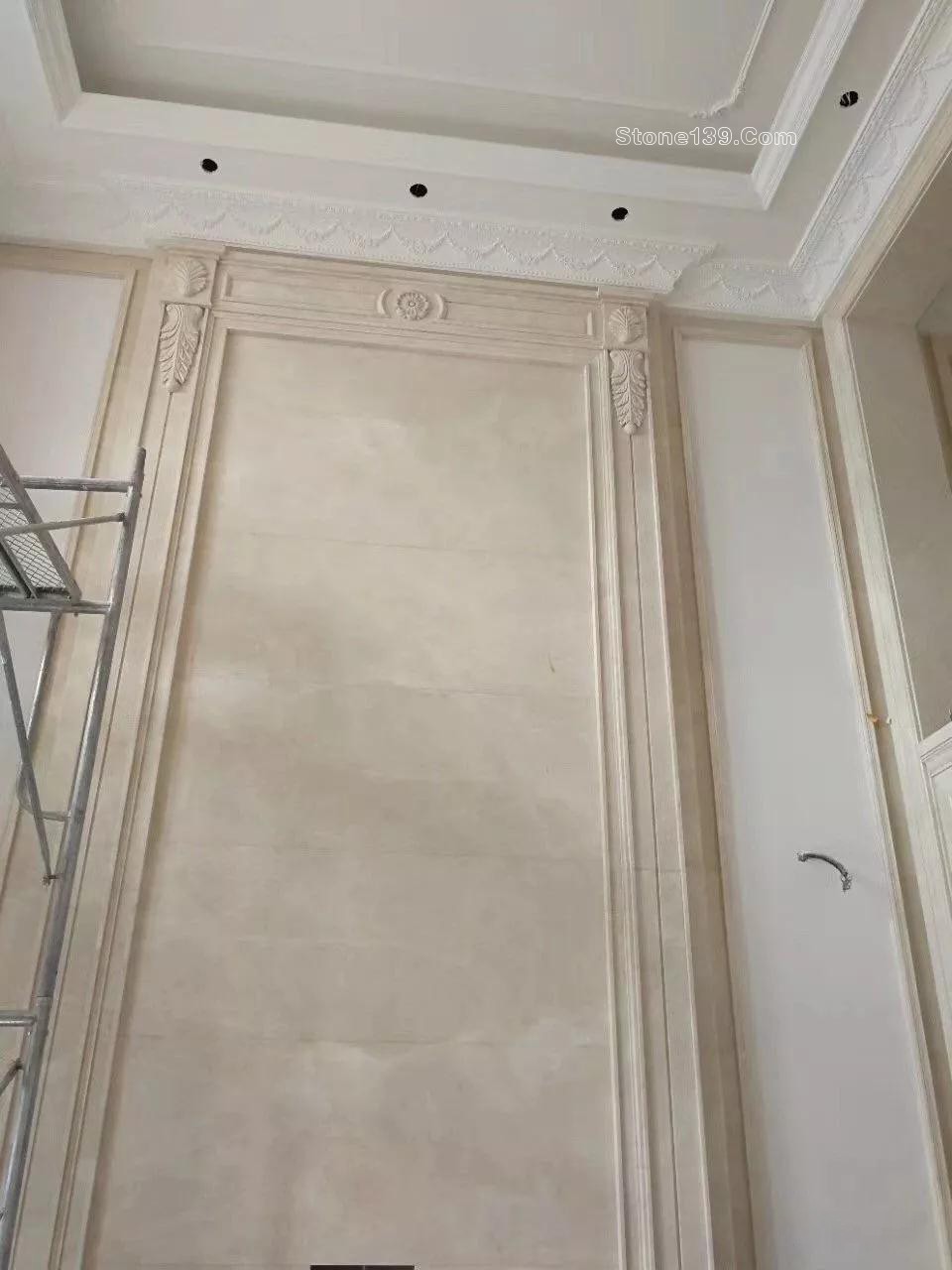 復式樓挑高躍層石材背景墻