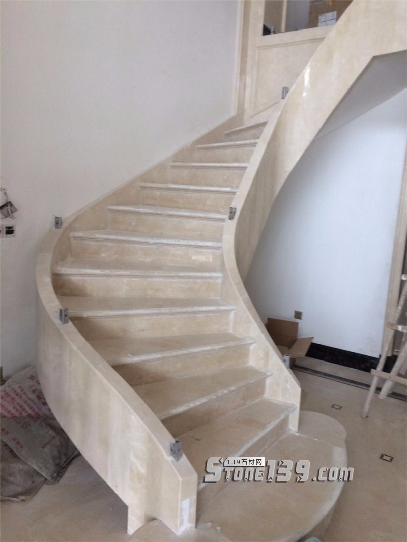 大理49款室內(nèi)大理石旋轉(zhuǎn)樓梯裝飾實例欣賞