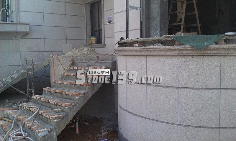 永定紅石材 別墅案例