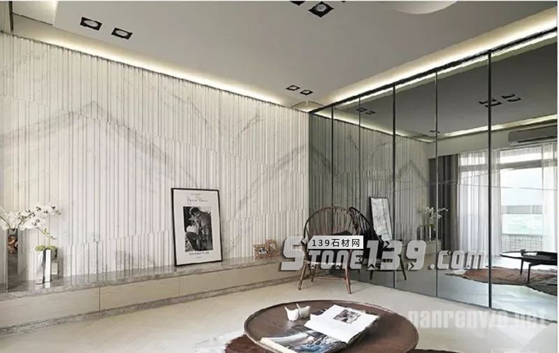 大理石與天然原木碰撞 重塑現(xiàn)代宜人風光家居