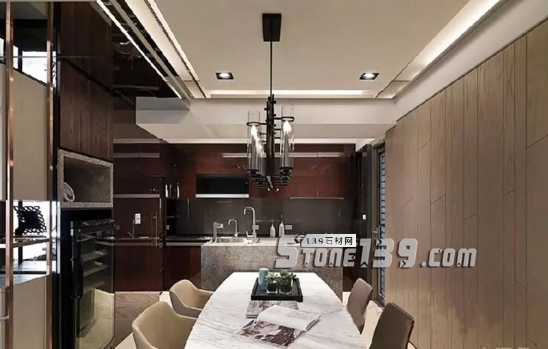 大理石與天然原木碰撞 重塑現(xiàn)代宜人風光家居