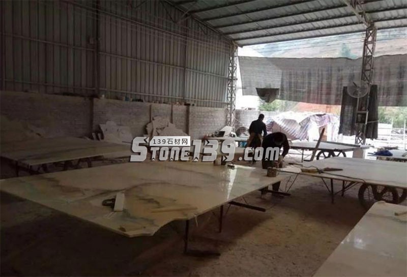 圖解大理石從荒料到大板的加工全過(guò)程