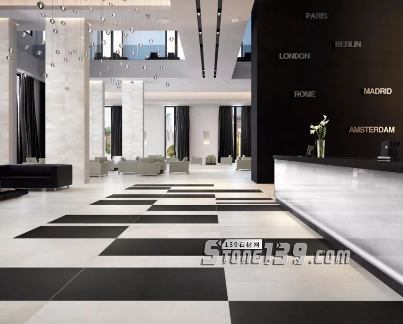 地面空間鋪陳，天馬行空的石材應(yīng)用