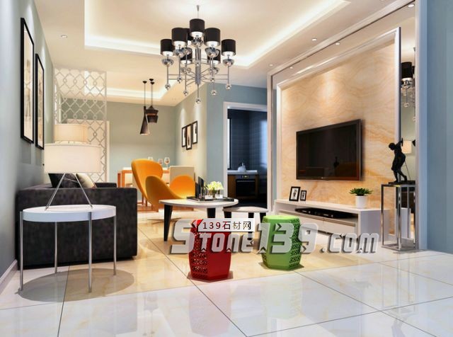 地面空間鋪陳，天馬行空的石材應(yīng)用