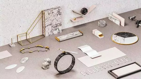 大理石+金屬，輕奢風(fēng)的最佳cp