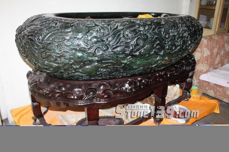 石材雕刻魚(yú)缸