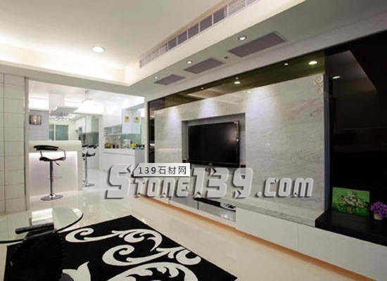 大理石背景墻，在現(xiàn)代家居裝飾中，為什么更受青睞？