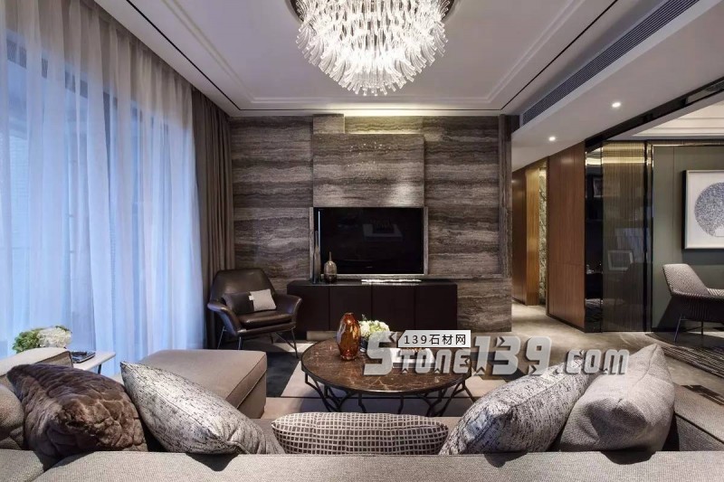 大理石背景墻，在現(xiàn)代家居裝飾中，為什么更受青睞？