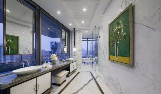 廚衛(wèi)空間的大理石裝飾設(shè)計(jì)欣賞