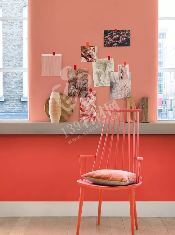 2019年流行的&ldquo;珊瑚橘&rdquo;主打色調