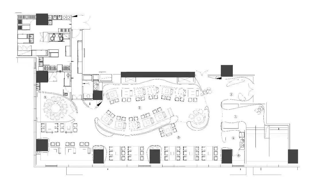 帶您看看上海一家時尚火鍋餐廳用“爵士白大理石”打造的內(nèi)裝視覺