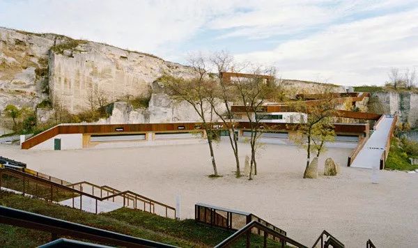 礦山采石場再利用，這座采石場被列入世界文化遺產 