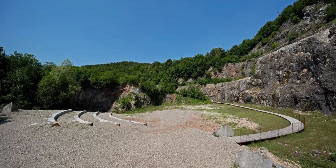 礦山采石場再利用，這座采石場被列入世界文化遺產 