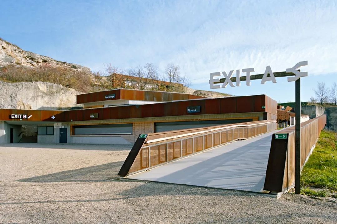 礦山采石場再利用，這座采石場被列入世界文化遺產 