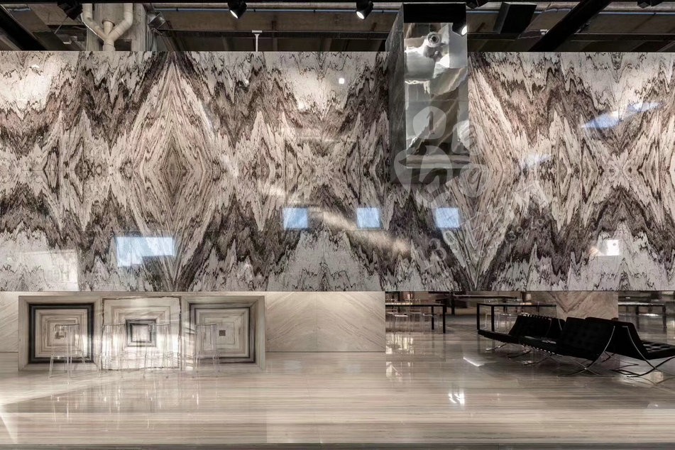 意大利進(jìn)口的白金沙和藍(lán)金沙臺(tái)面和墻面應(yīng)用