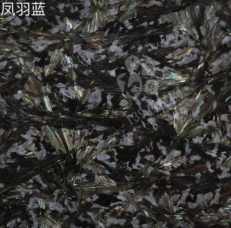 國產(chǎn)精品花崗巖石材-鳳羽藍介紹
