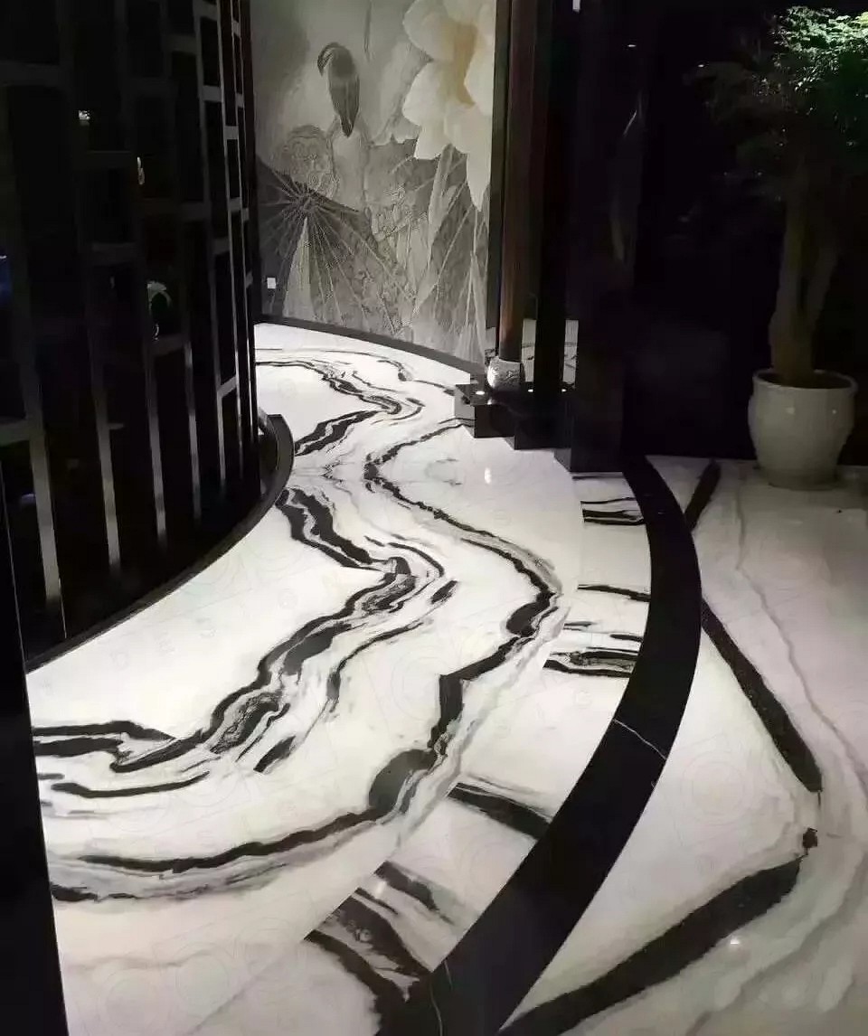 國(guó)寶級(jí)石材熊貓白大理石