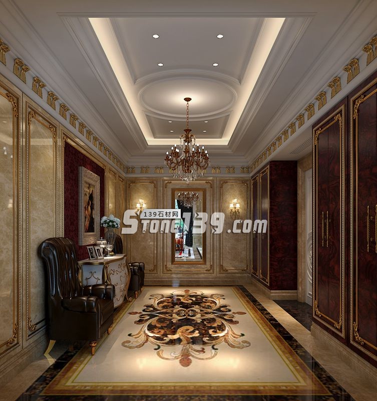 想要時尚潮流的玄關，試試大理石吧