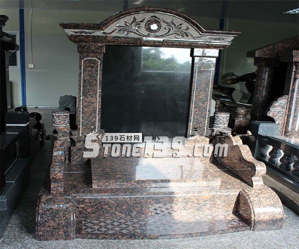 英國棕花崗巖墓碑3