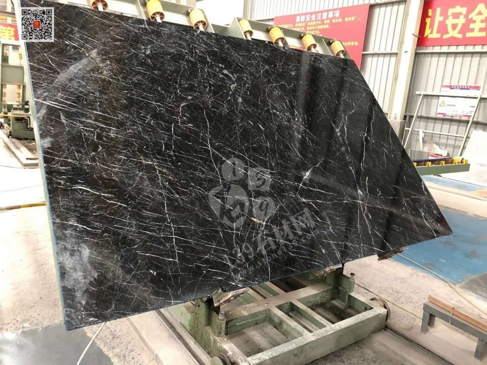 意大利黑大理石大板圖片實(shí)拍