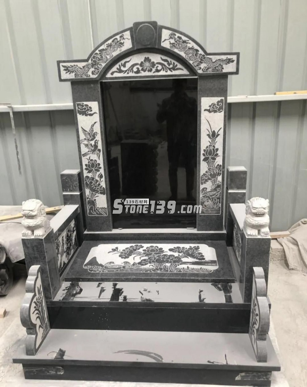 純黑色墓碑石好料還是中國的山西黑