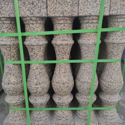 新疆昌吉州奇臺(tái)閔興石材園區(qū)花崗巖欄桿