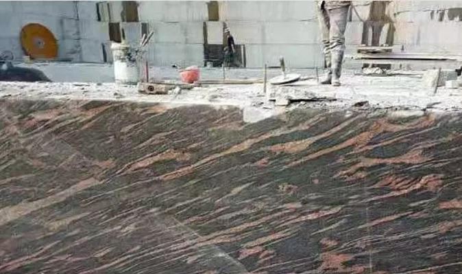 國產(chǎn)進口石材之幻彩紅（加州紅龍）石材欣賞！