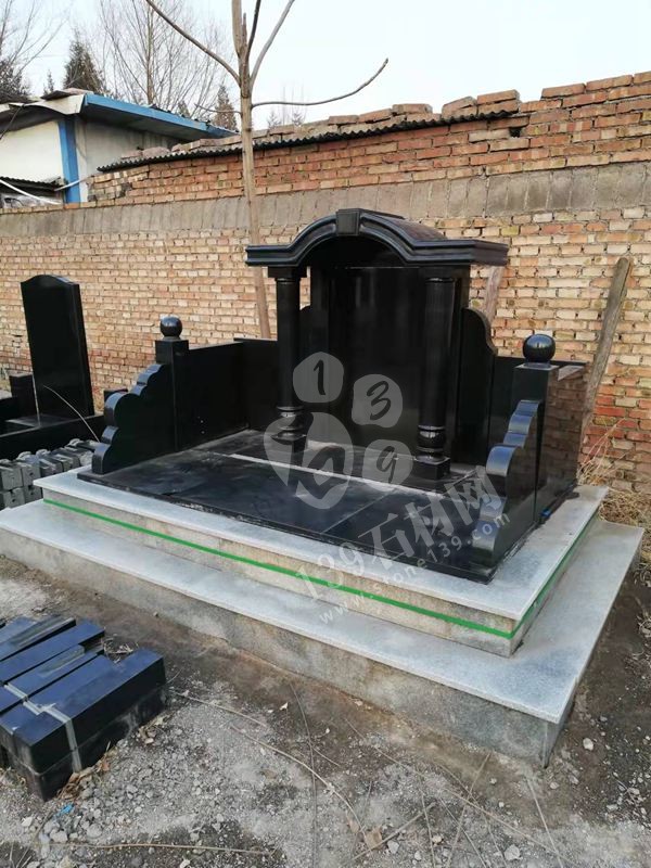 山西渾源山西黑墓碑石