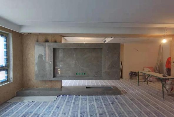 “懸空”石材背景墻怎么設(shè)計？怎么安裝？