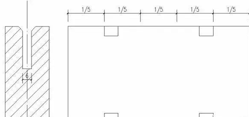 墻面干掛中的石材板材開槽規(guī)范 石材干掛開槽規(guī)范