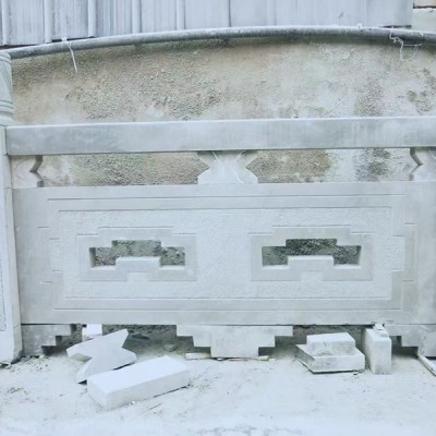 達(dá)州青石制作的石雕欄桿